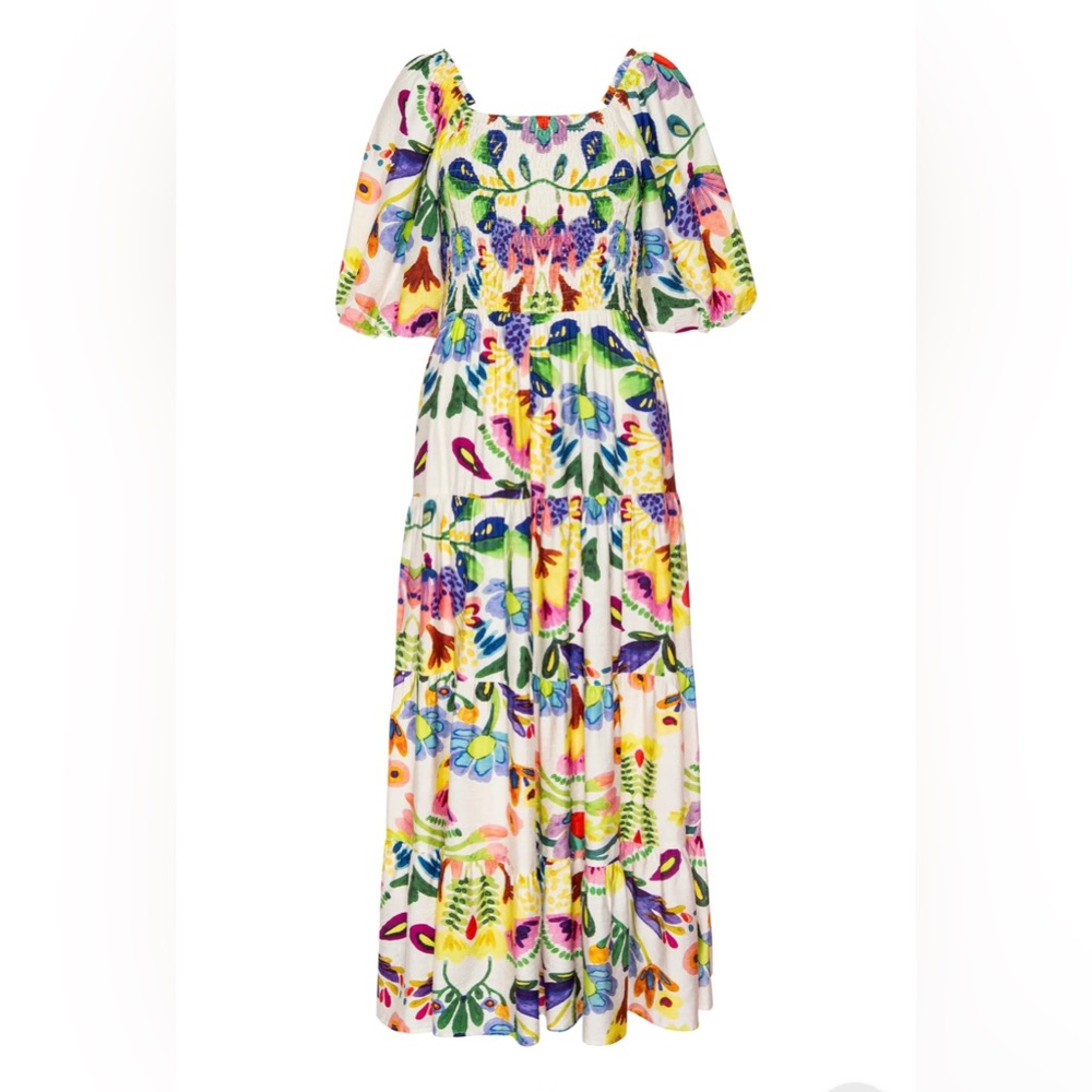 Vibrant Floral Maxi Dress by Avara (NWT)